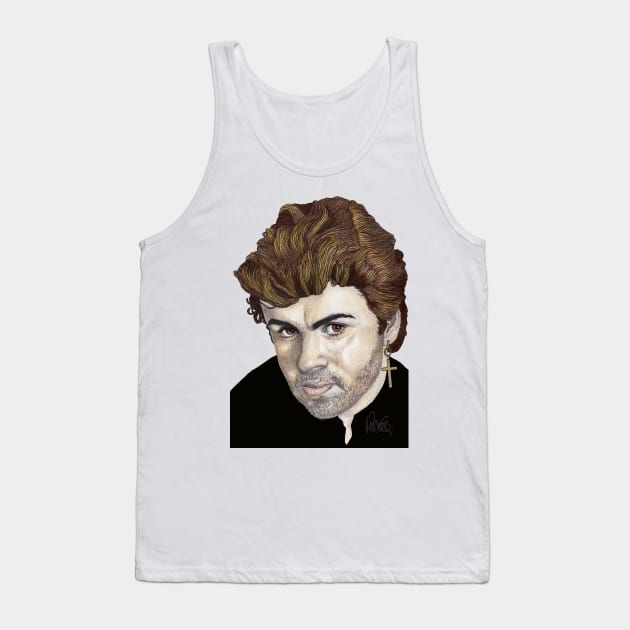 George Michael Tank Top by paulnelsonesch